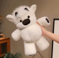 Hugs From The Highland, Running Highland Cow Teddy: White